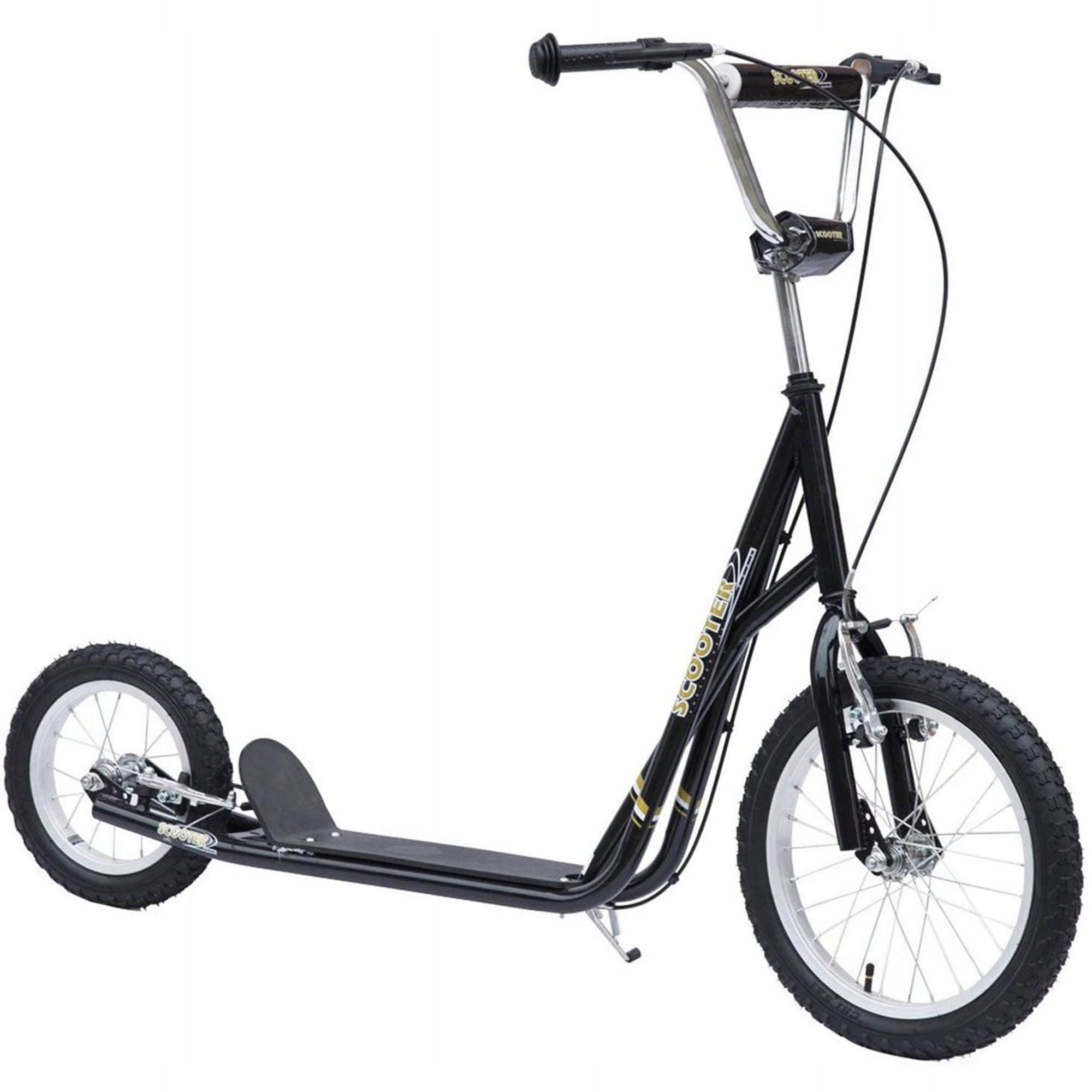 Children's Scooter Urban Children Adjustable with Brakes Black Packaging status original