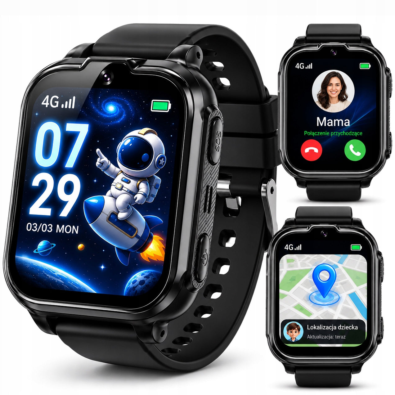 Children's Smartwatch 4G SIM SOS Locator Gift ,for school for boy