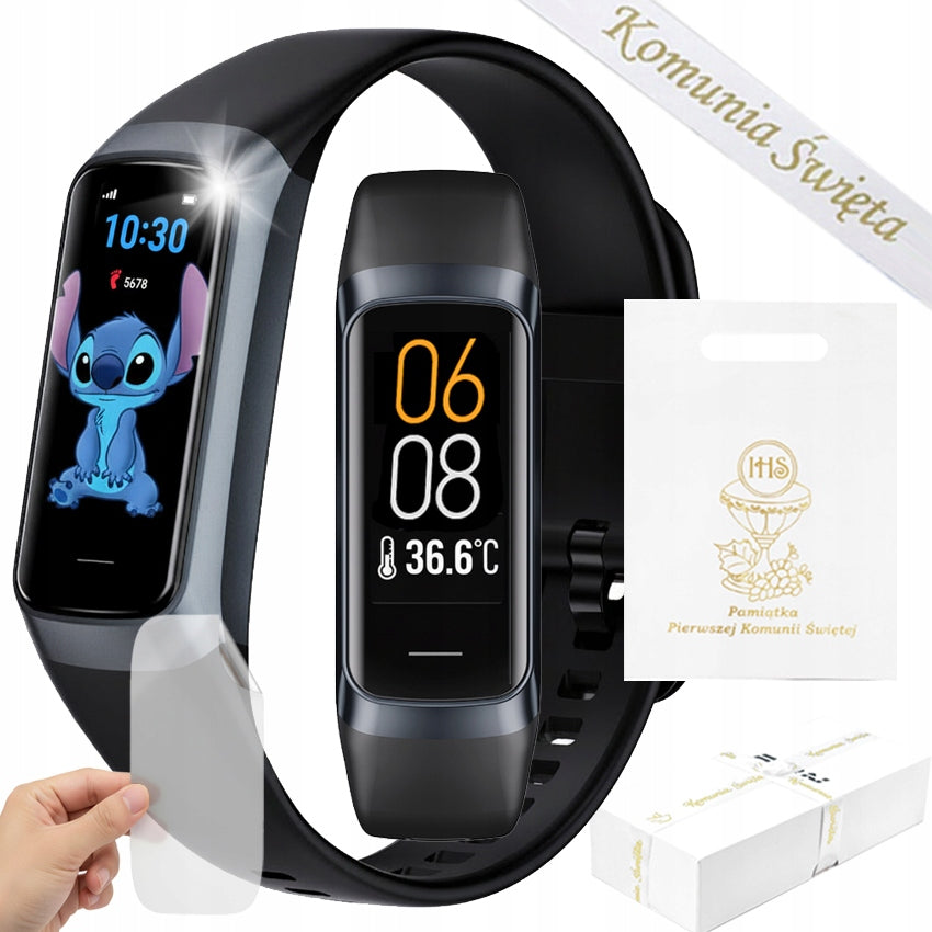 Children's Smartwatch | Amoled | Thermometer | Health Monitor | Pedometer
