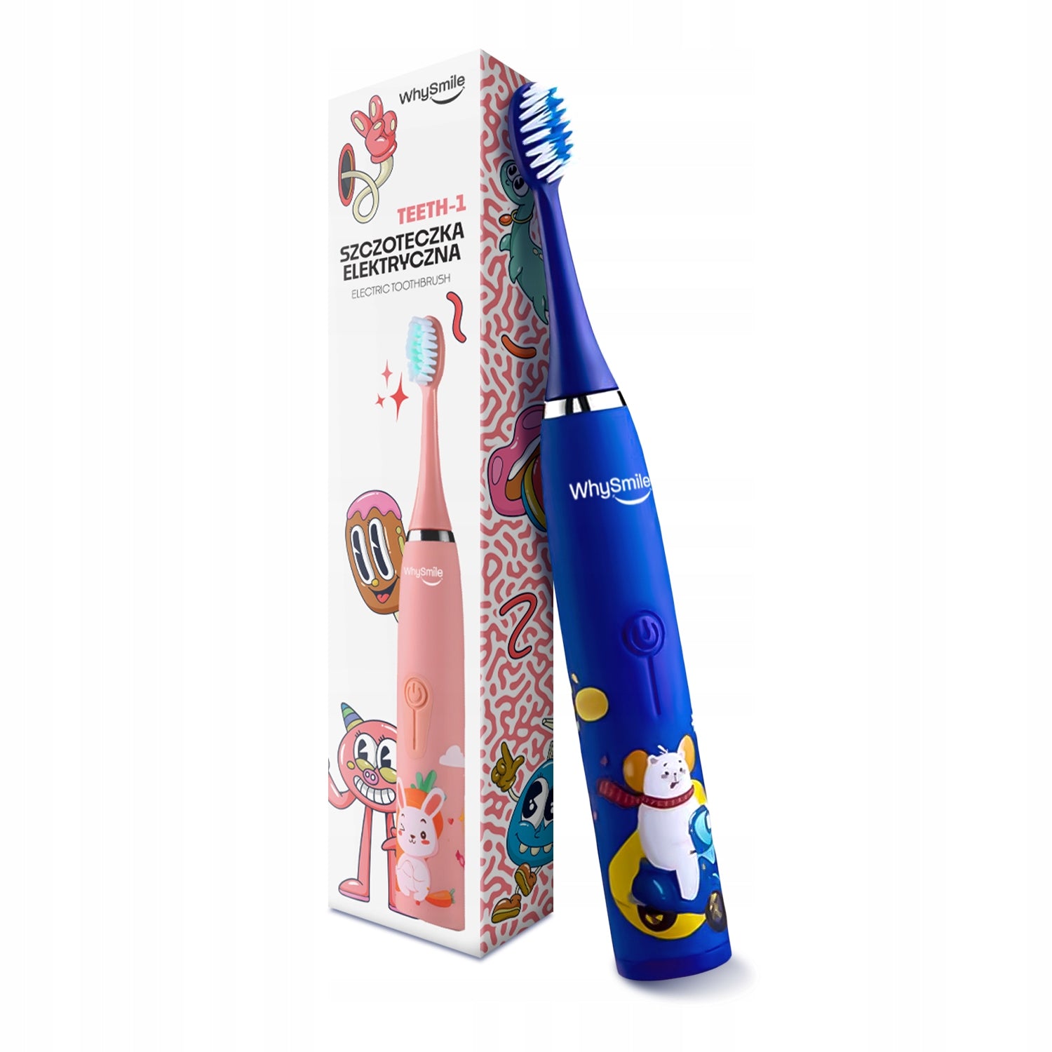 Children's Sonic Toothbrush Electric Toothbrush BEAR + 8 Tips Brand no brand