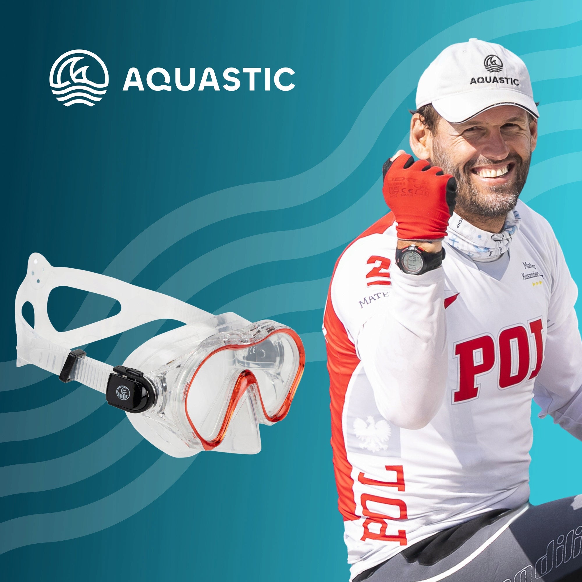 Children's Swimming Diving Mask SNORKELING AQUASTIC Minke Brand Aquastic