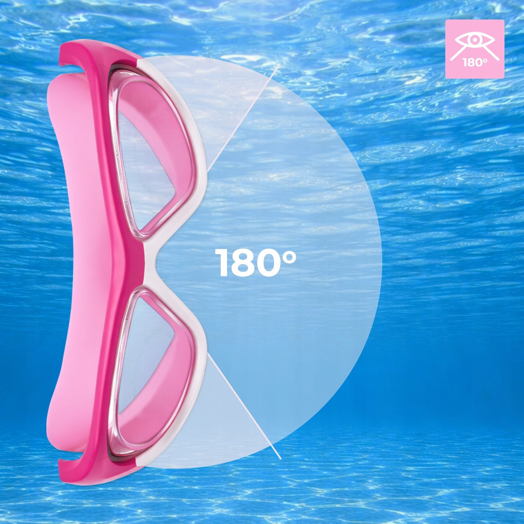 Children's Swimming Glasses AntiFog UV Swimming Goggles Set for Swimming Pool Brand no brand