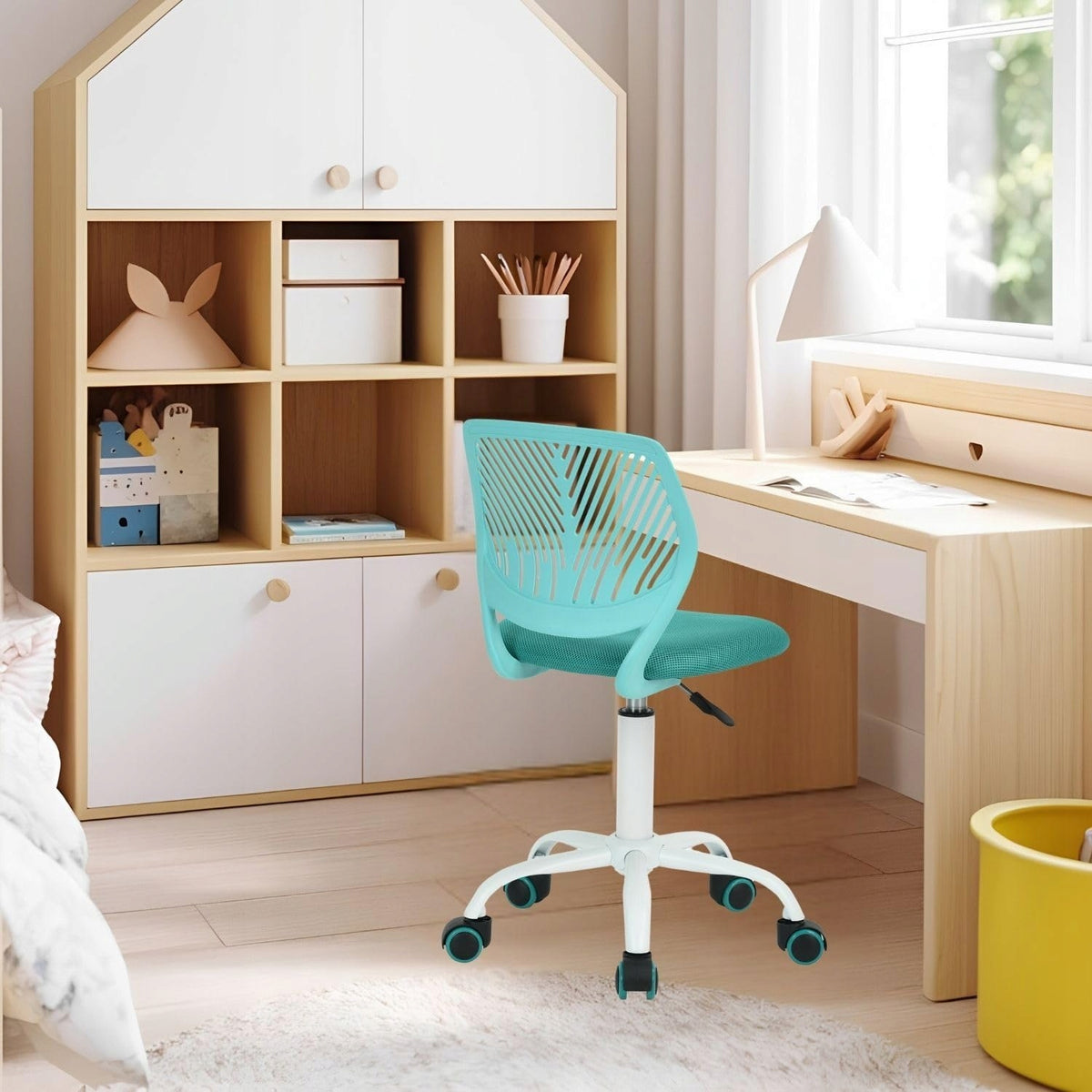 Children's Swivel Chair Computer on Wheels Furniture depth 38 cm
