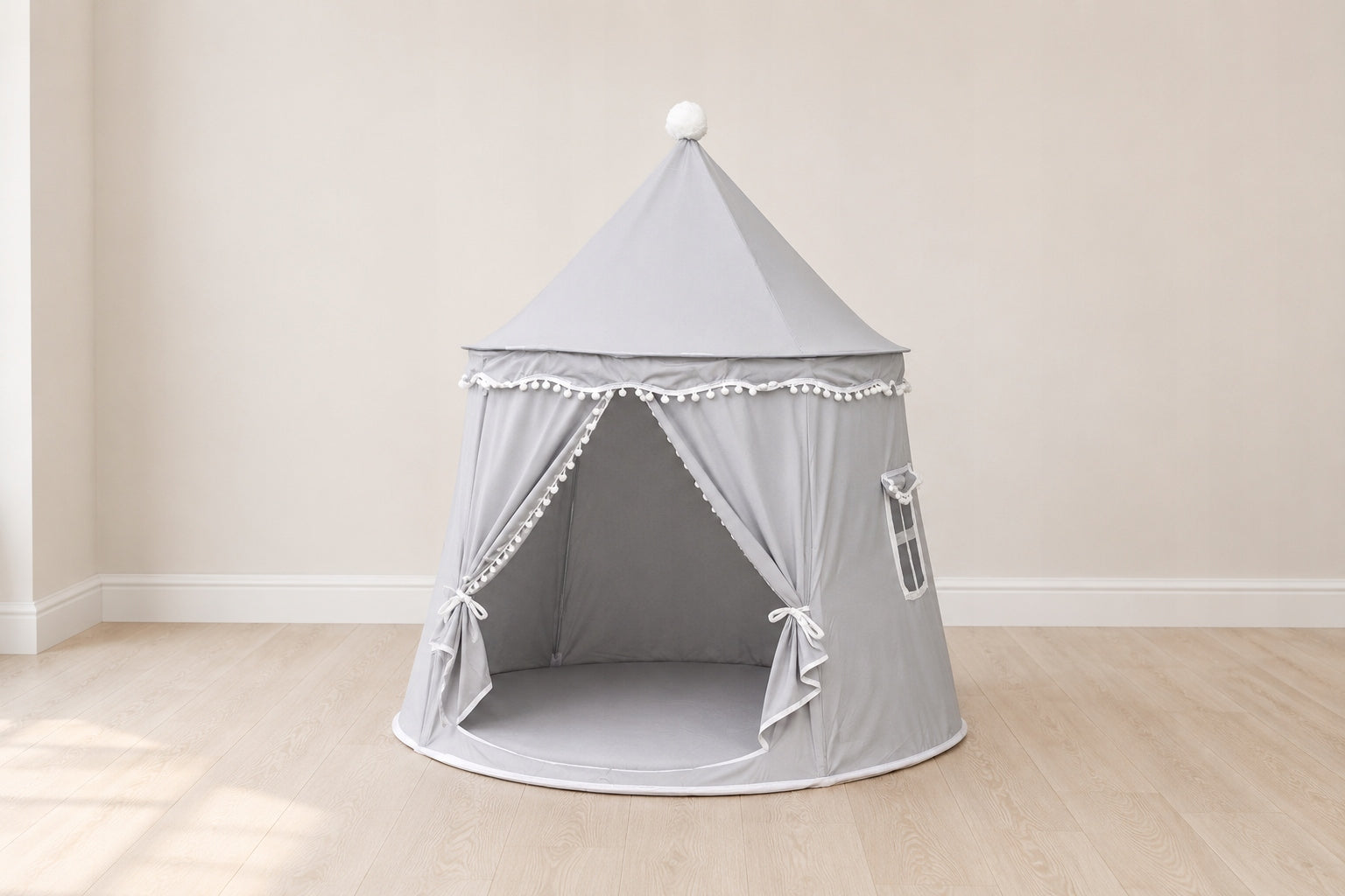 Children's TENT For Garden Room Home Castle Palace Folding Tipi Grey Manufacturer code 1372