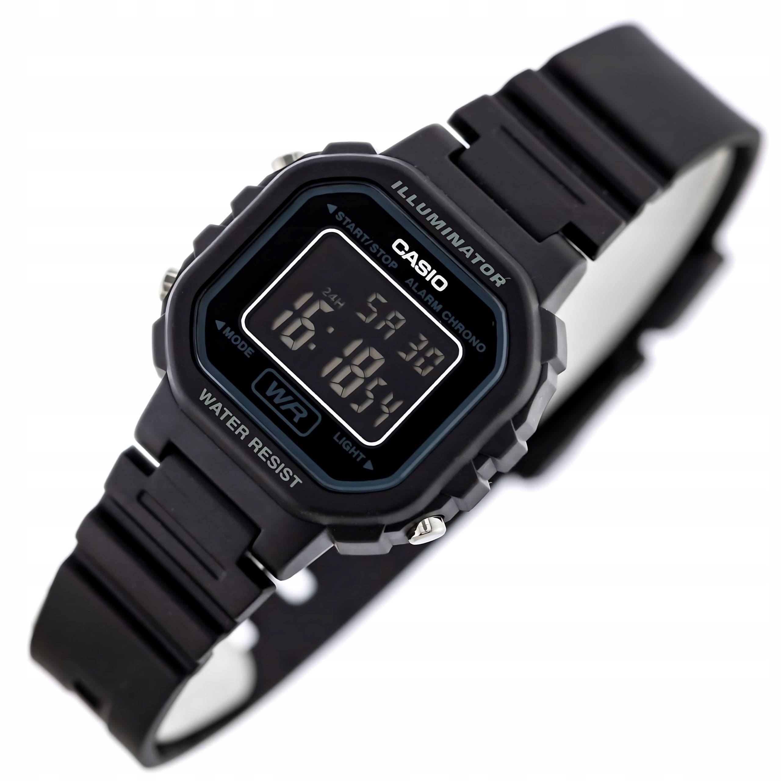 Children's Watch Casio LA-20WH-1B Stopwatch Alarm Blue Accent WR30 Box Brand CASIO