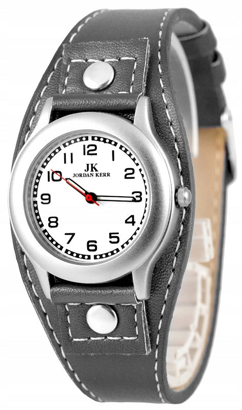 Children's Watch On Leather Pad J.KERR Brand Jordan Kerr