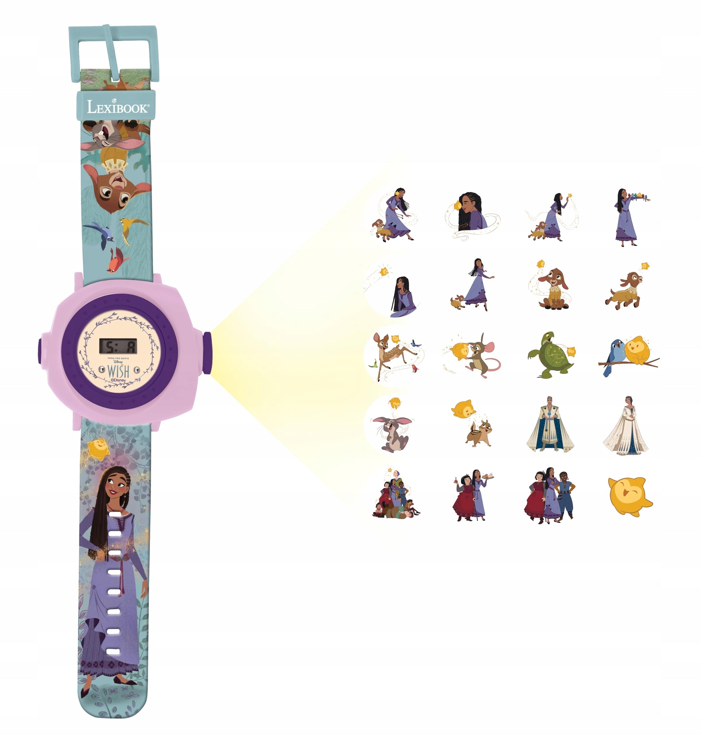 Children's Watch with Projector Disney Wish Lexibook EAN (GTIN) 3380743102627