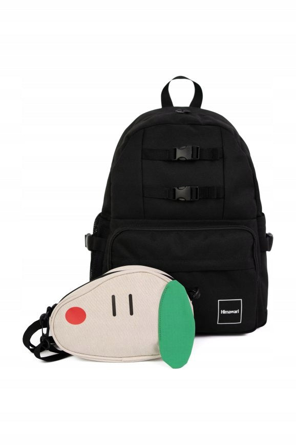 Children's backpack Himawari Pooch M - light roomy school everyday Black Kind school