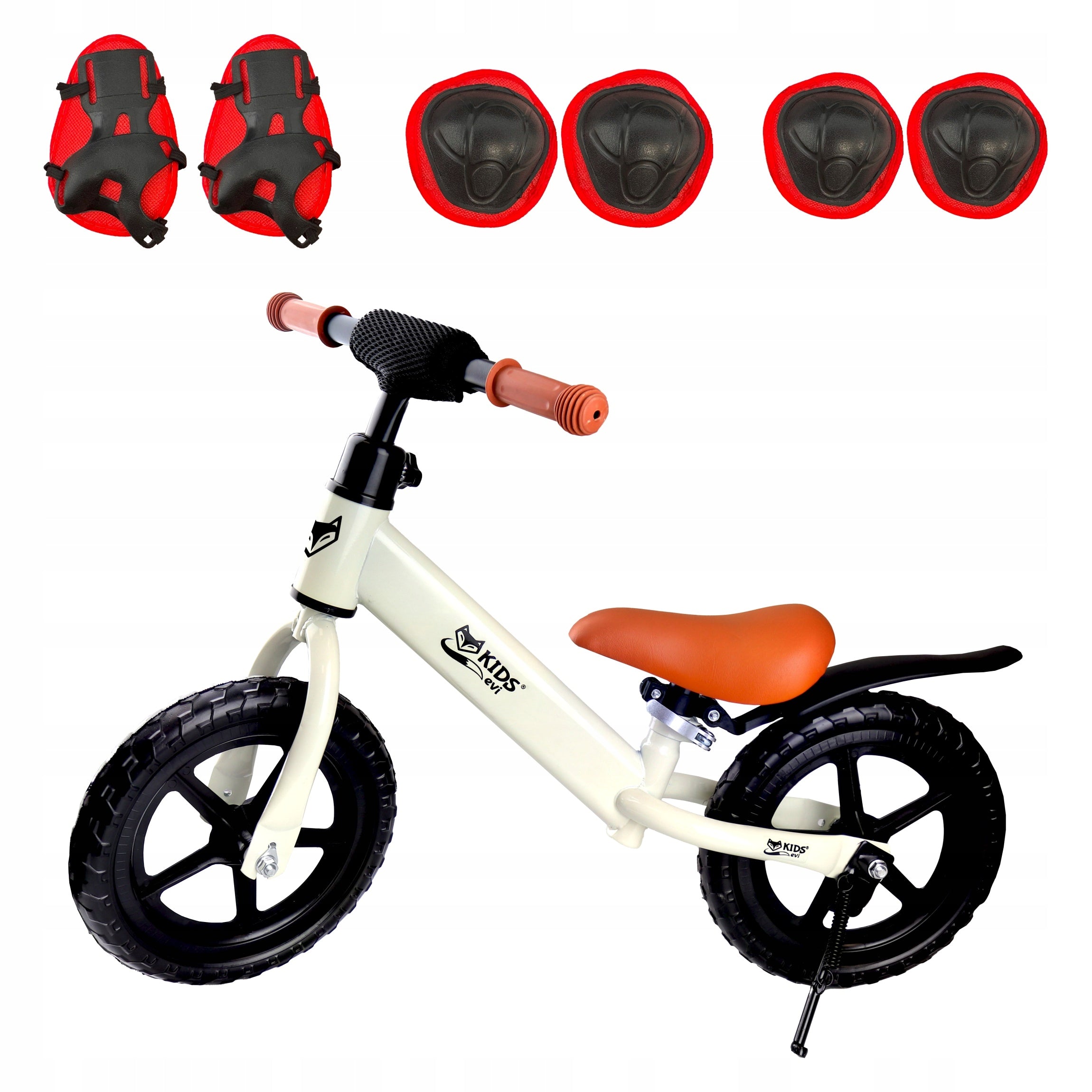 Children's balance bike ADJUSTABLE LIGHTWEIGHT STABLE up to 35kg EVI KIDS Height 80–110 cm