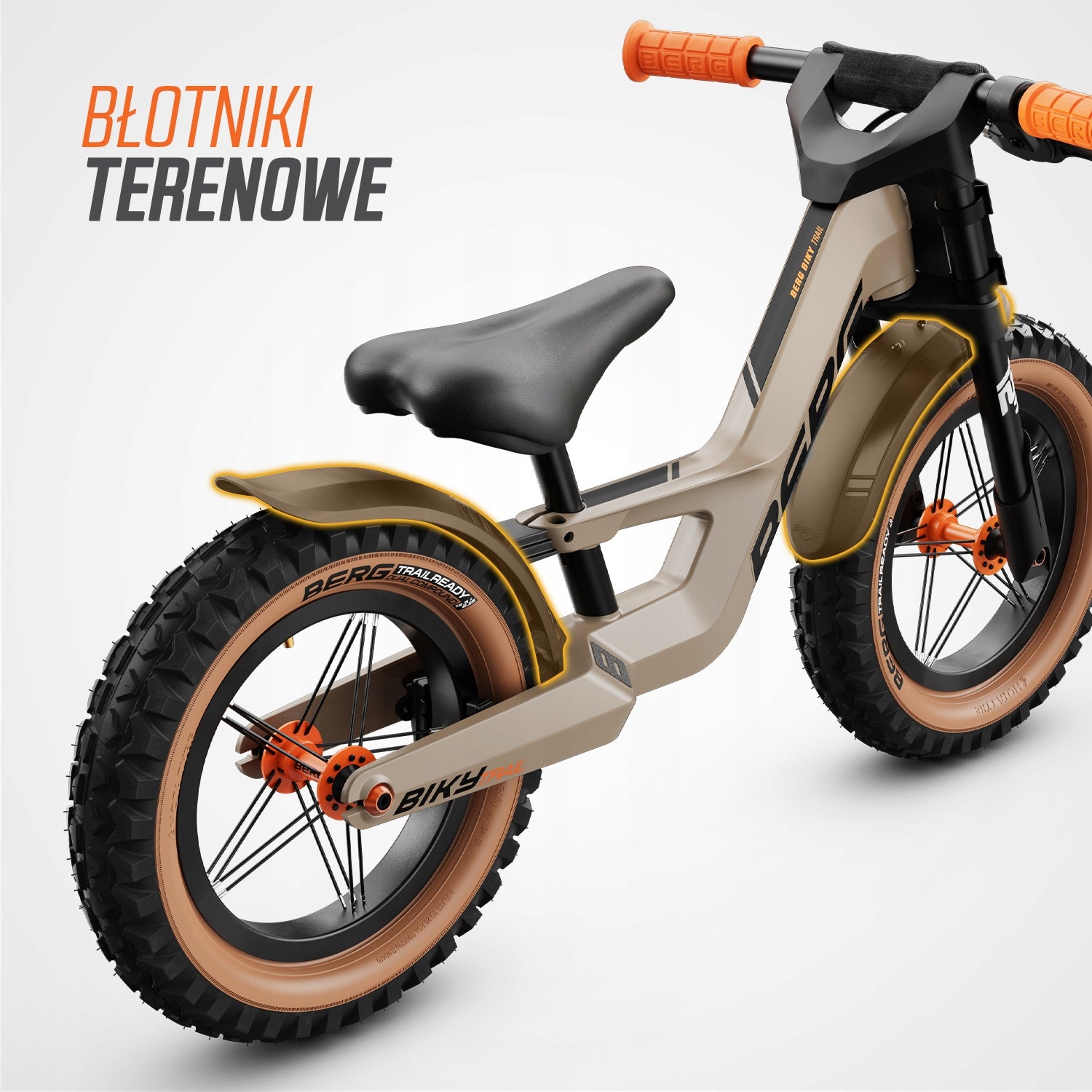 Children's balance bike BERG Biky Trail 12 inches from 2,5 sand Model BERG Biky Trail