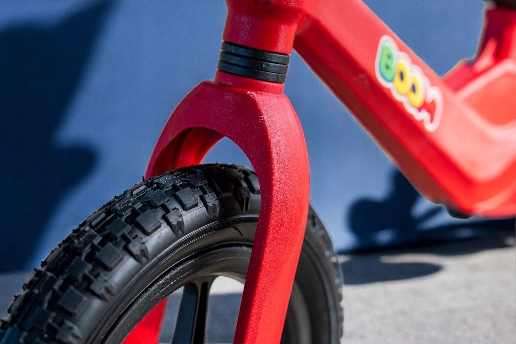 Children's balance bike BOOM light red Brake none