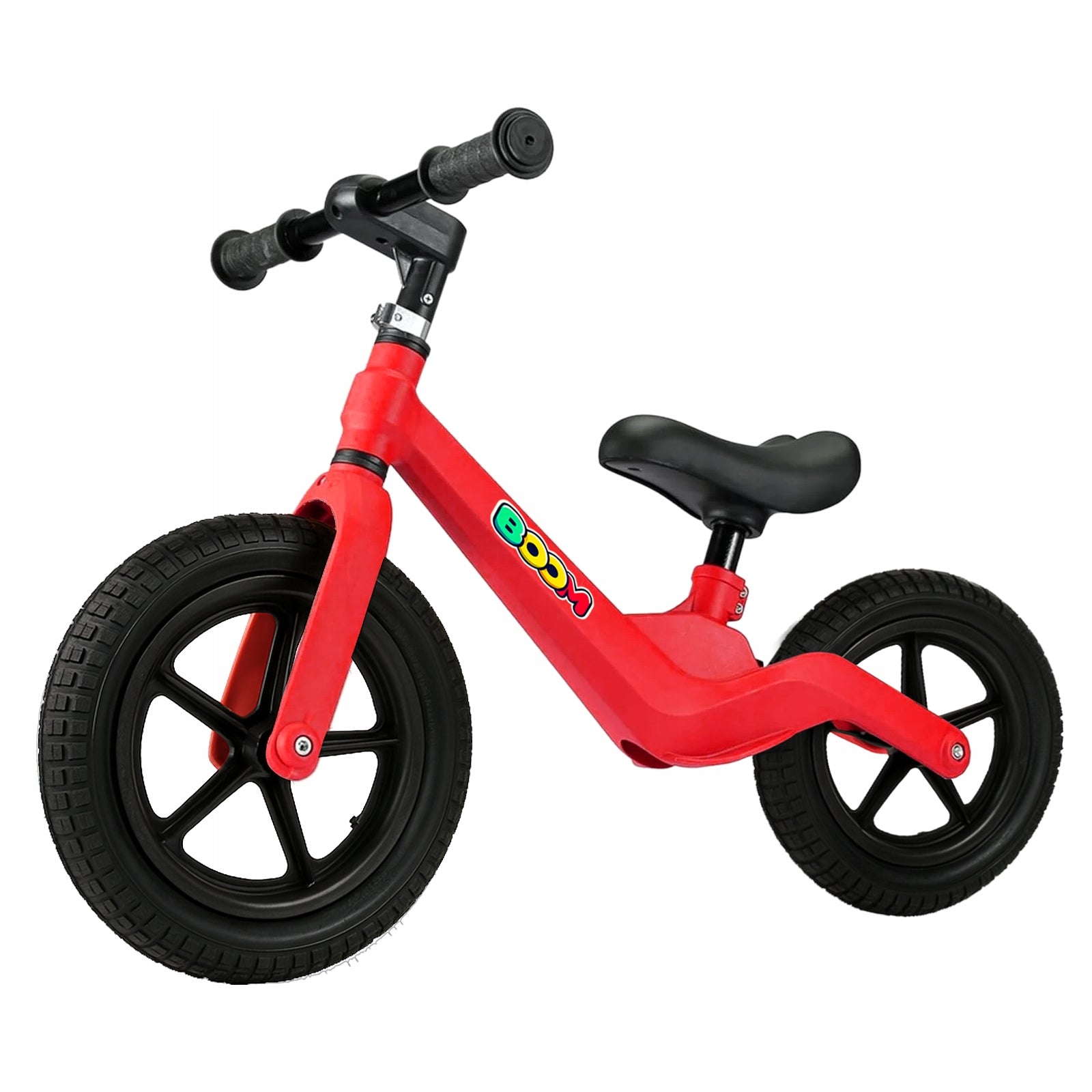 Children's balance bike BOOM light red