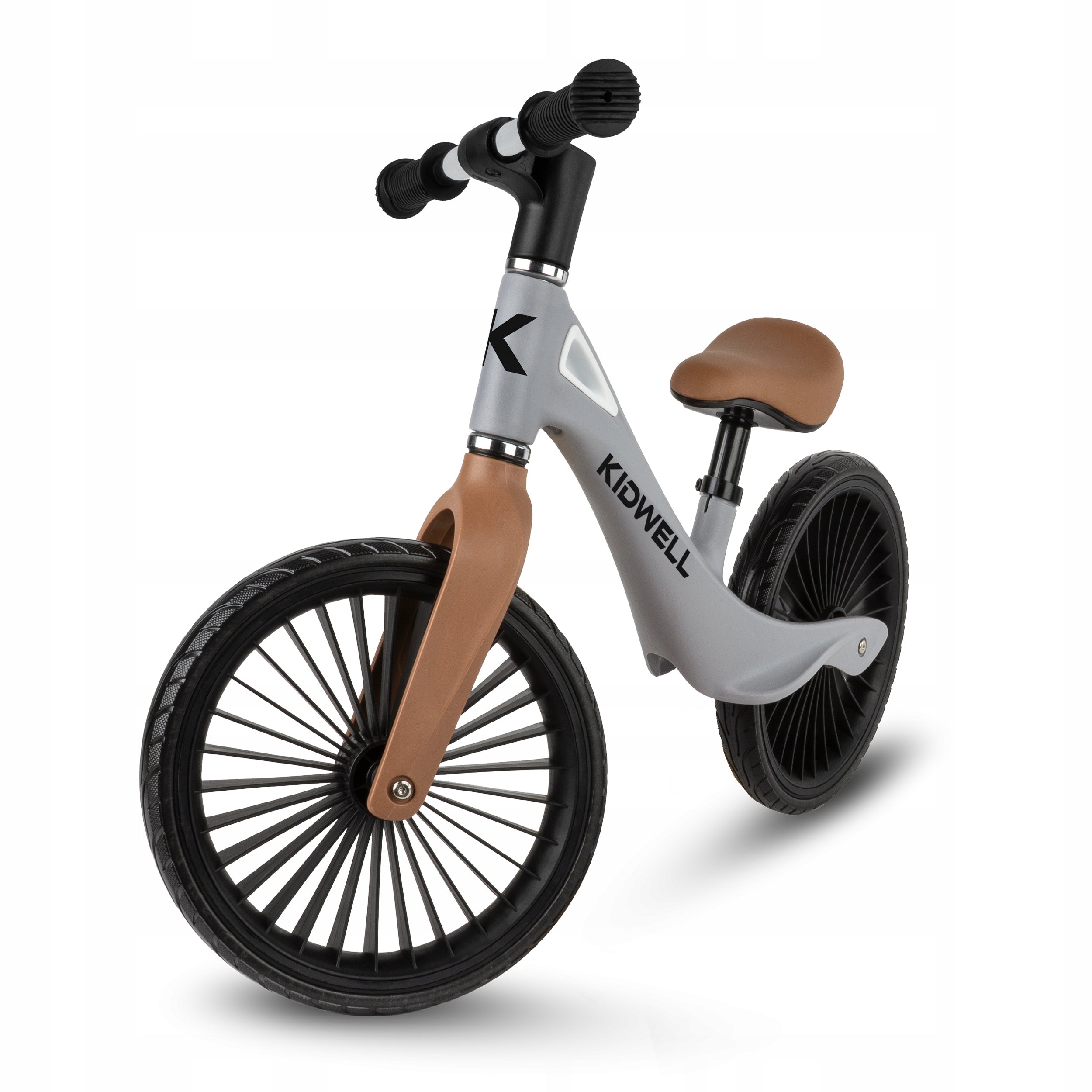 Children's balance bike Kidwell Nix Gray-Brown grey brown wheels Packaging status original