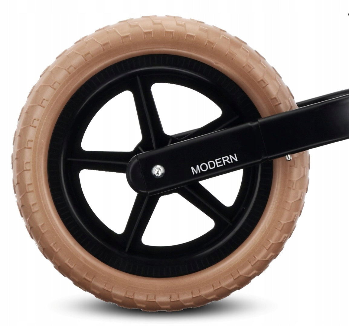 Children's balance bike Lightweight 2,9 kg EVA foam Modern black Brand Sun Baby