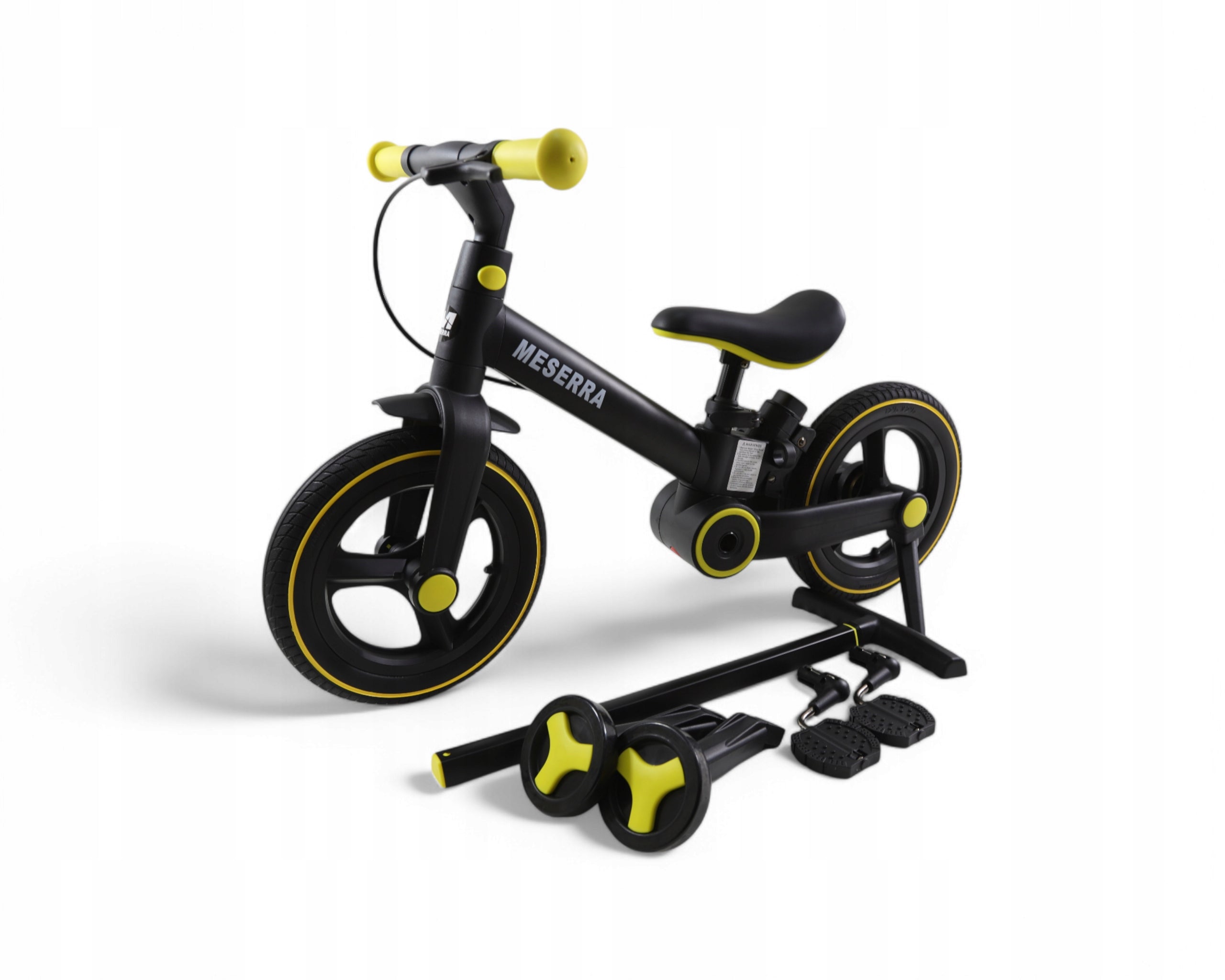Children's balance bike Messera wheels 12 inches multifunctional cross-country Model Messera