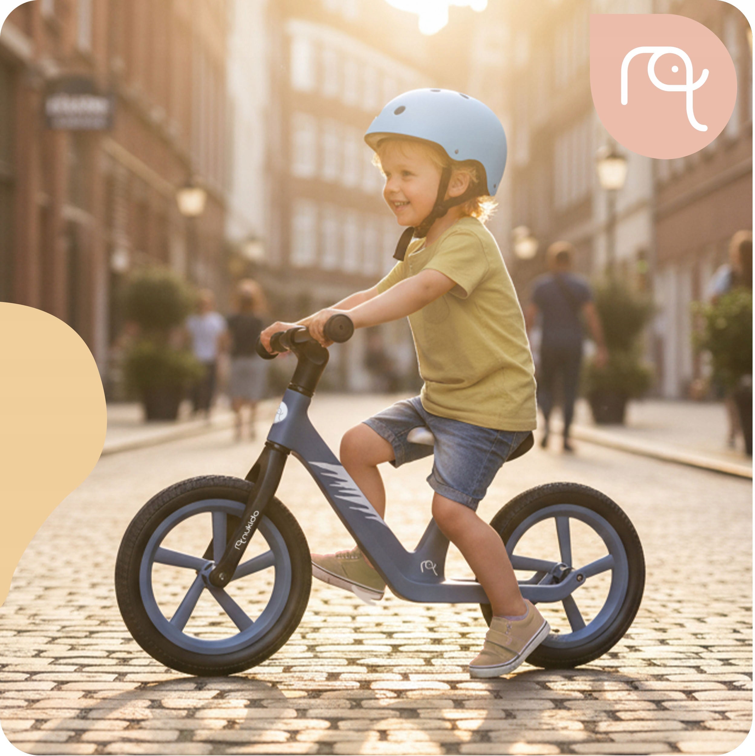 Children's balance bike Nukido Light Flee light Brand Nukido