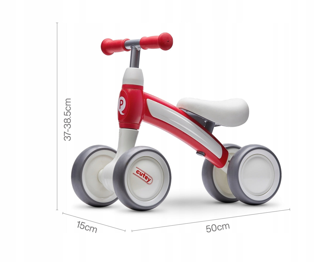 Children's balance bike Ride-on vehicle Qplay Cutey pusher Green Frame steel