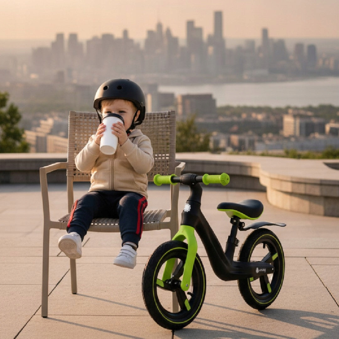 Children's balance bike SPORT nylon Lightweight Mudguard wheels pumped Packaging status original