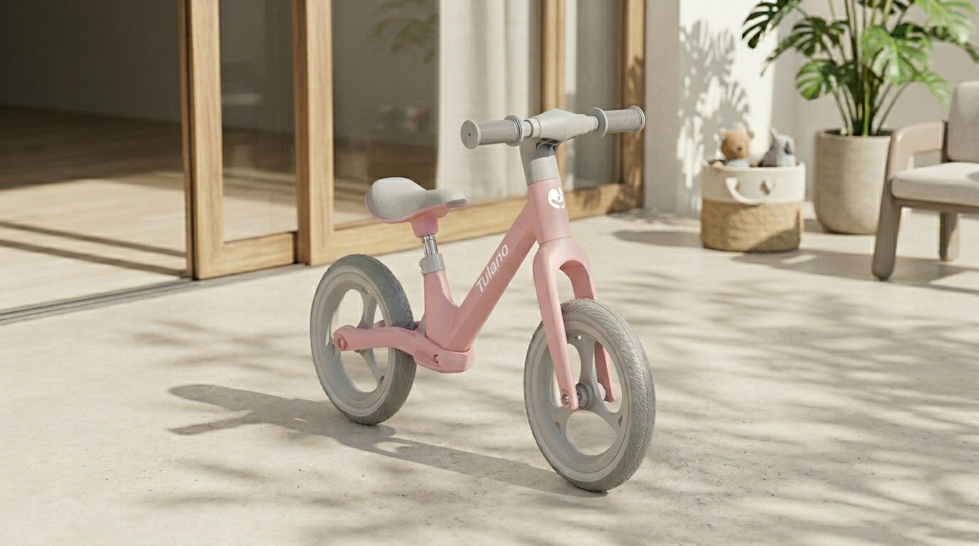 Children's balance bike TULANO pink bike 12 inches light bike CHILD Packaging status original