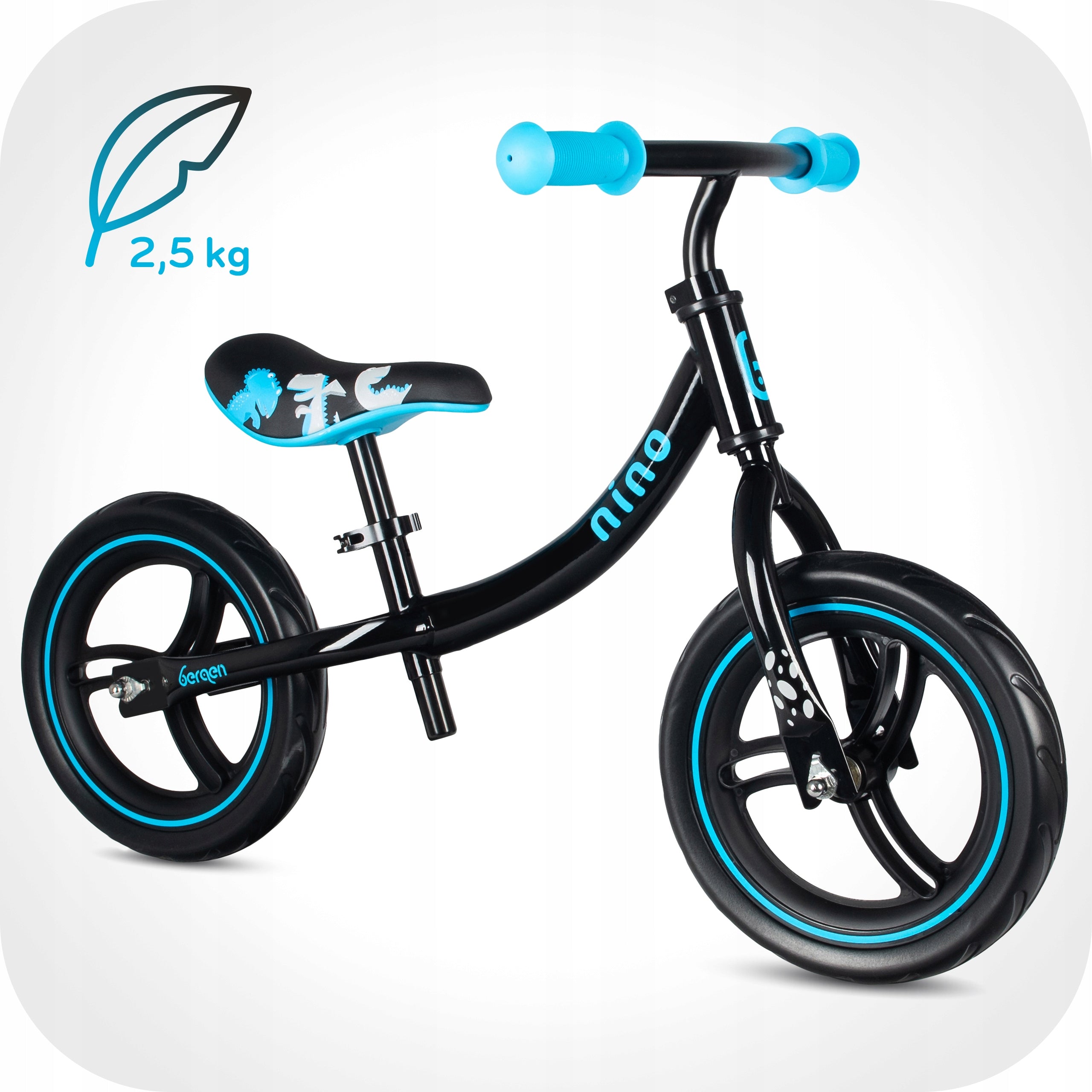 Children's balance bike for boys Bergen Nino Height 80–120 cm