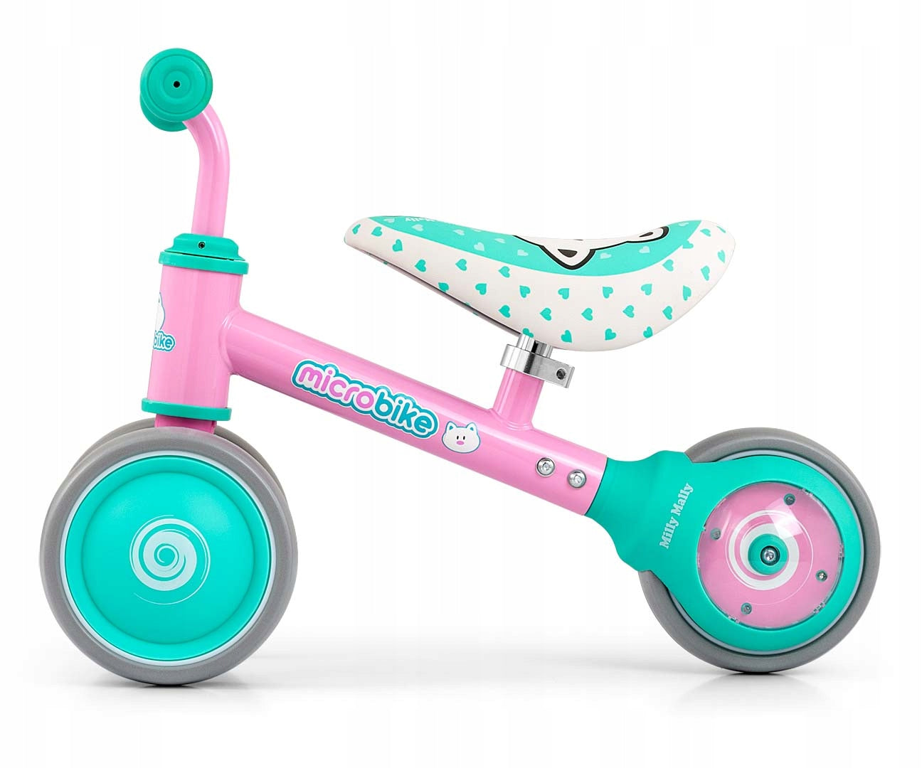 Children's balance bike glowing wheels LED Micro Plus Milly Mally Manufacturer code Micro Plus Cat