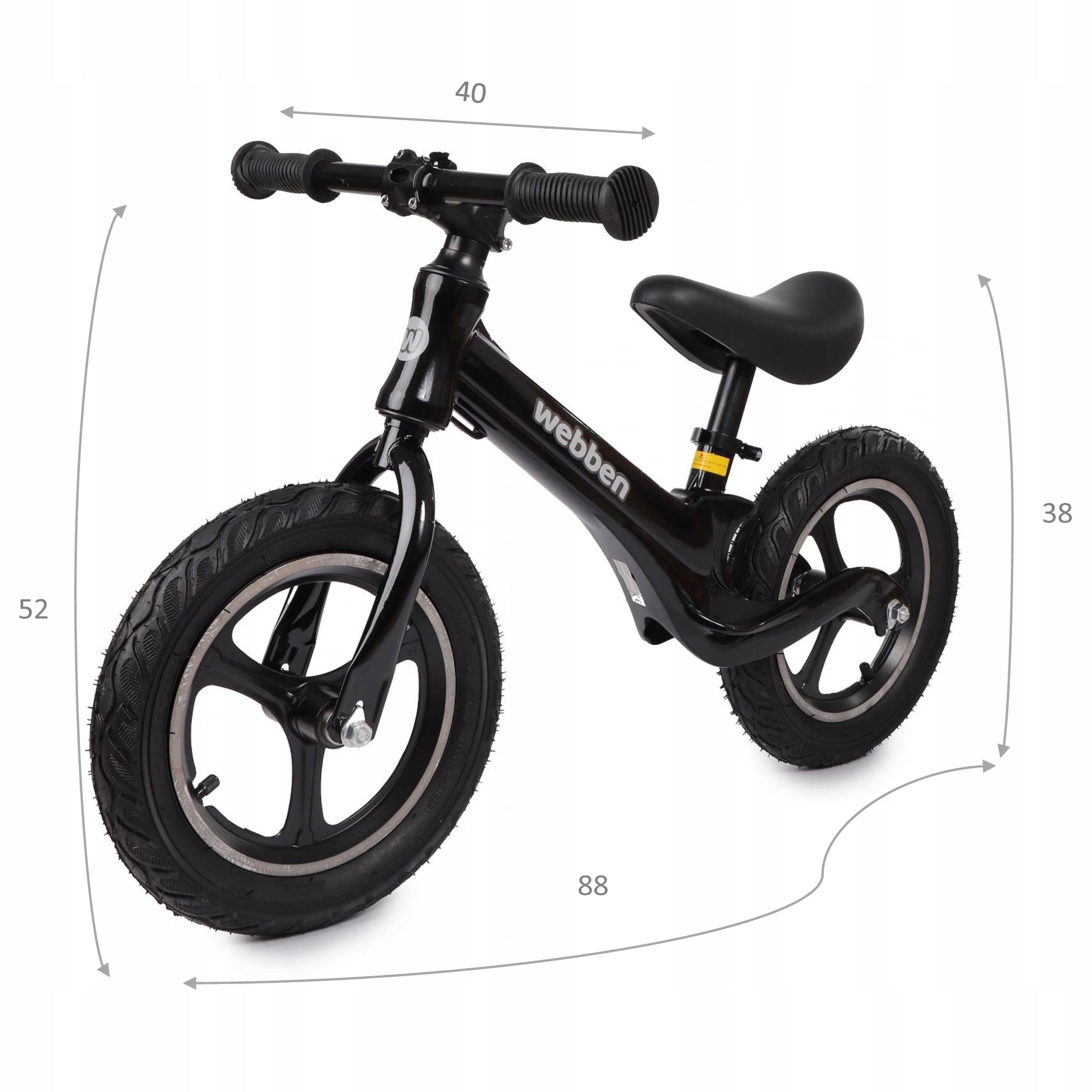 Children's balance bike light 2-5 years magnesium wheels 12 BLAZER WEBBEN Model Blazer