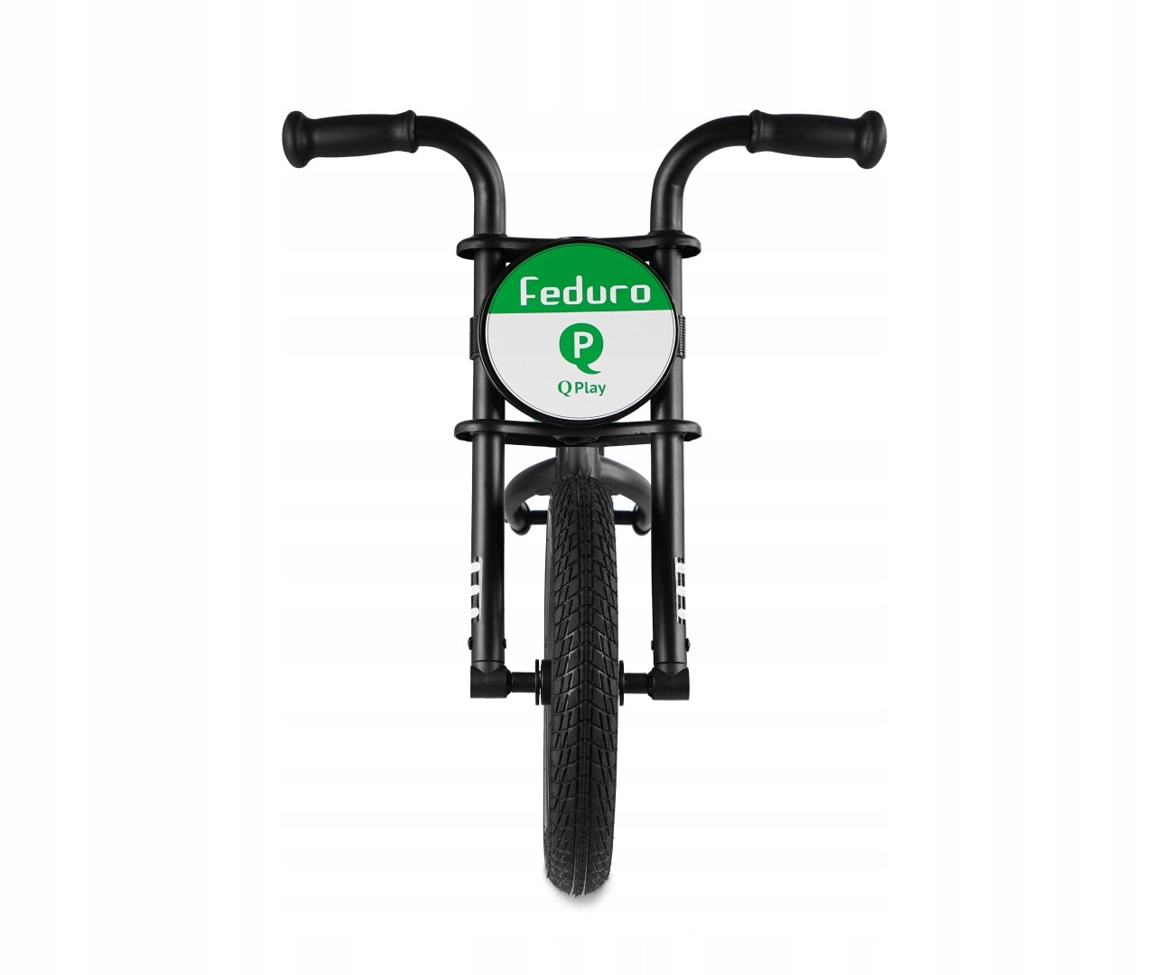 Children's balance bike pumped wheels 12" Feduro Green Qplay Model Feduro