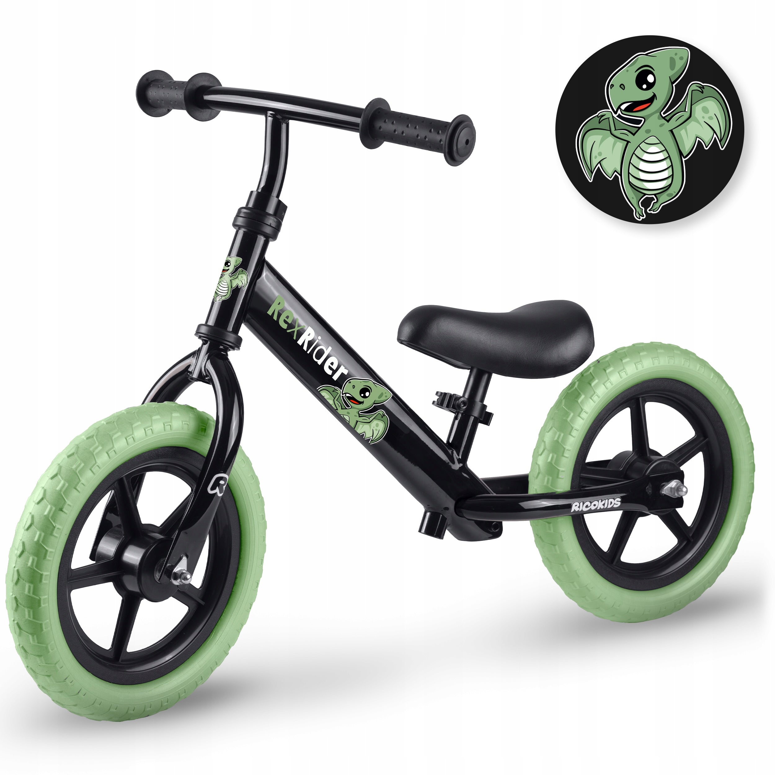 Children's balance bike rider light stable Ricokids