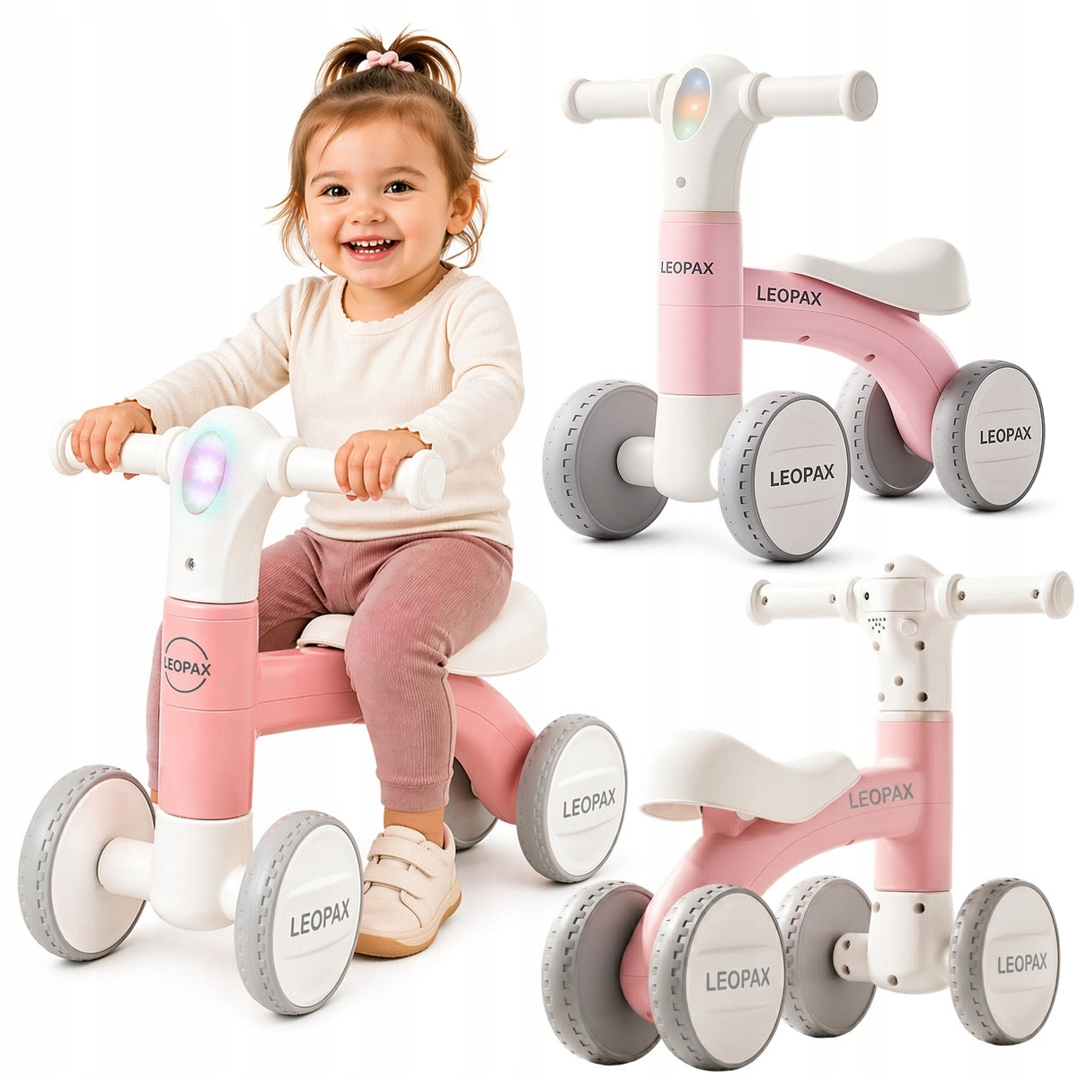 Children's balance bike tricycle light LEOPAX 12m+ LED LIGHTS Packaging status original