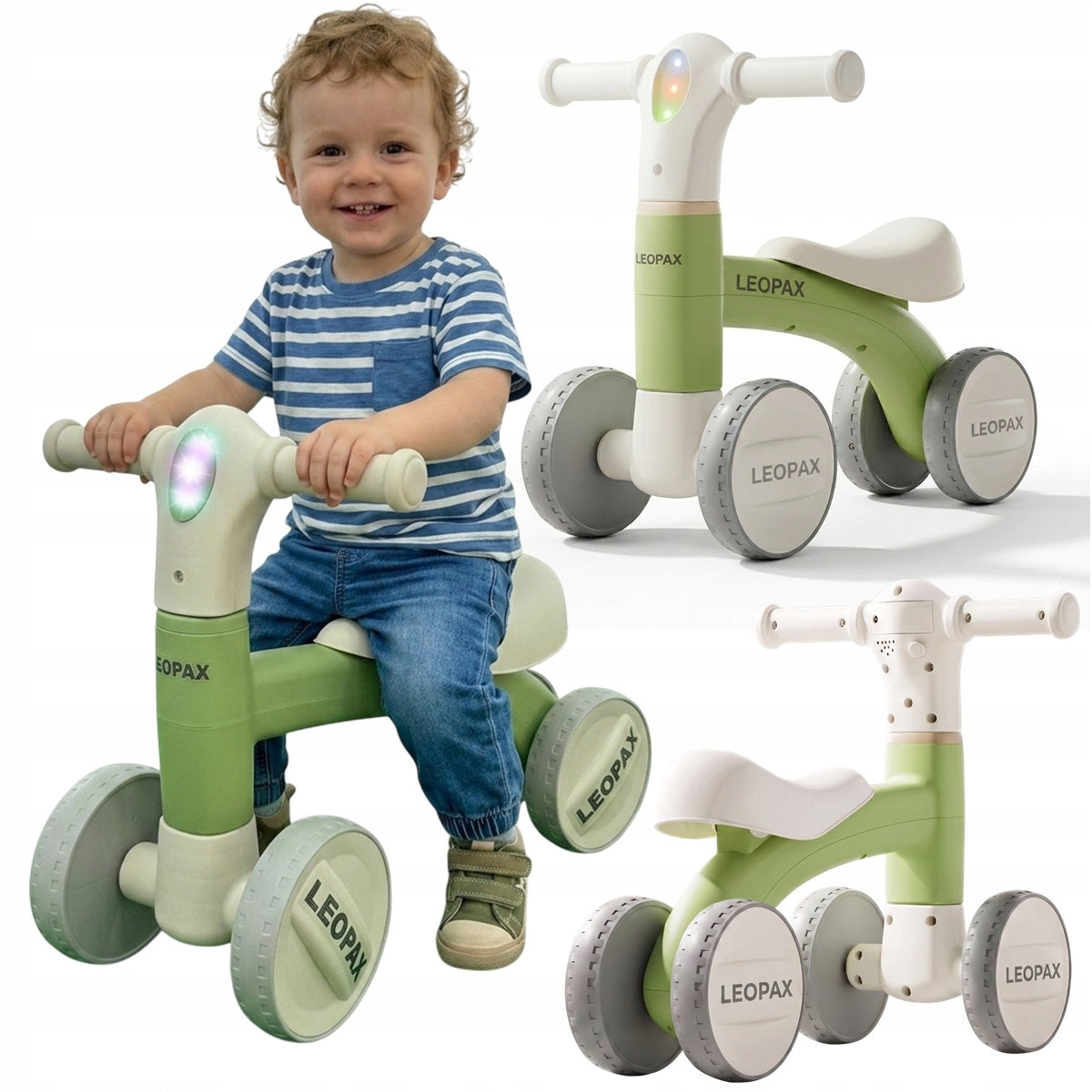 Children's balance bike tricycle light LEOPAX 12m+ LED LIGHTS