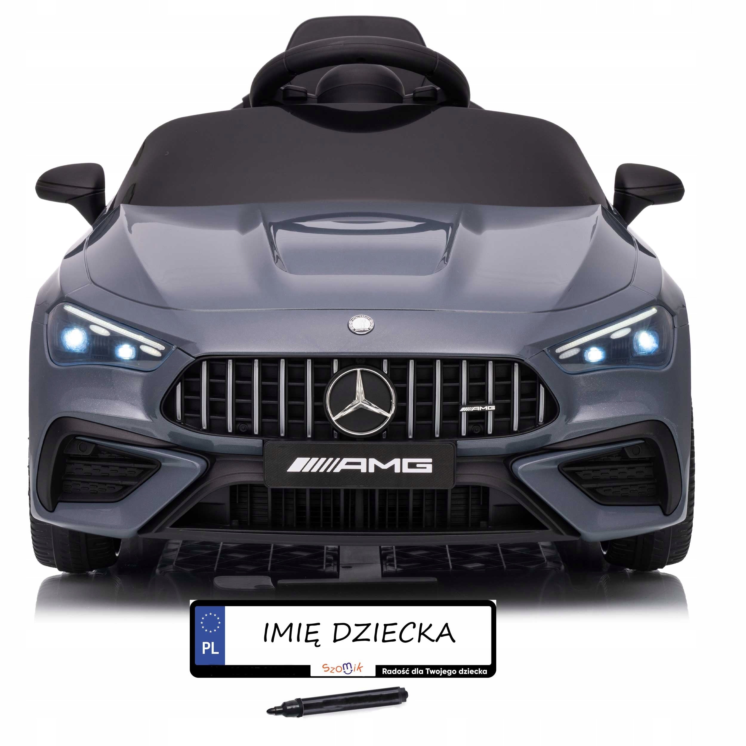 Children's battery car Mercedes CLE53 4x4 EVA Faux Leather LEDs Boards