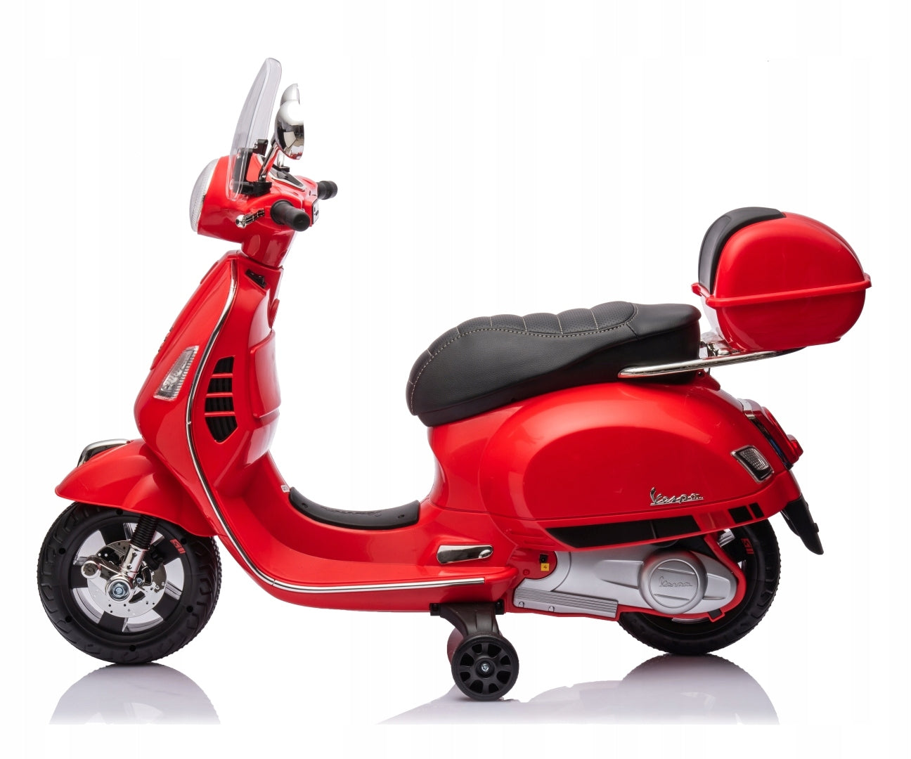 Children's battery motor electric Vespa GTS Super Red Milly Mally Packaging status original