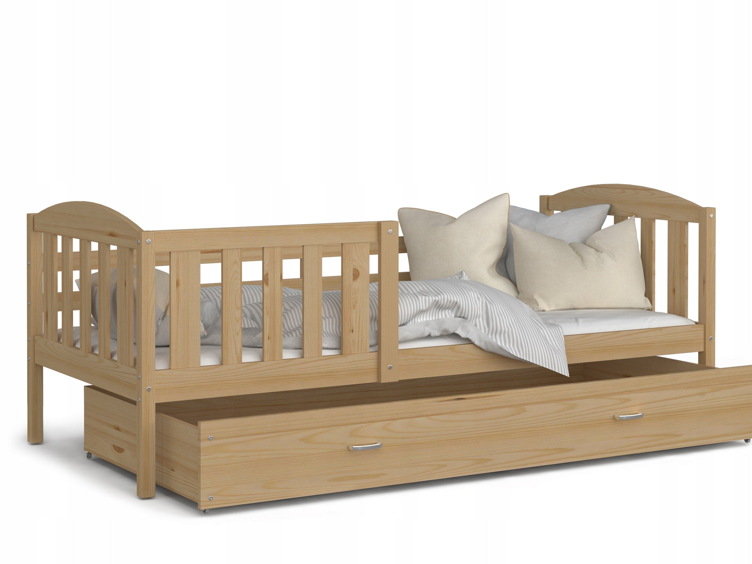 Children's bed 160x80 + mattresses drawer KUBUŚ P