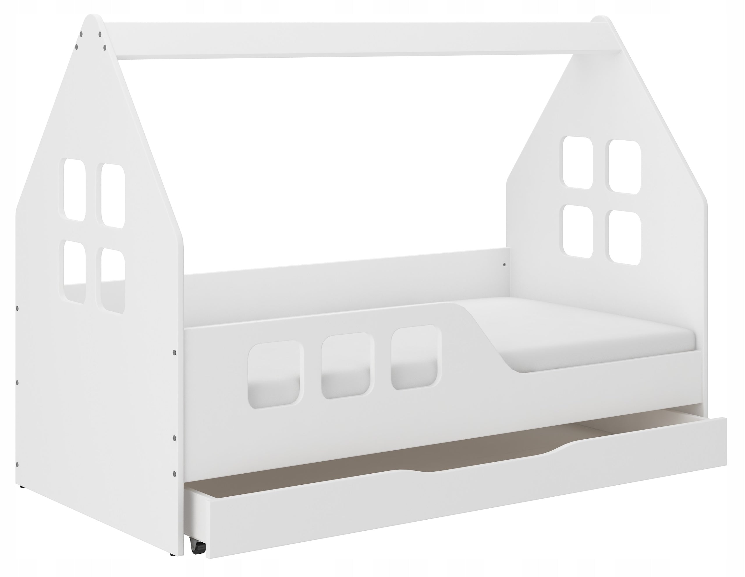 Children's bed COTTAGE with DRAWER 160x80 + mattress White Or Sonoma Manufacturer code 83AB-8041E