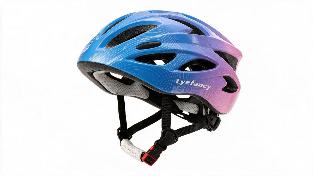 Children's bicycle helmet light 18 holes pink Manufacturer no brand
