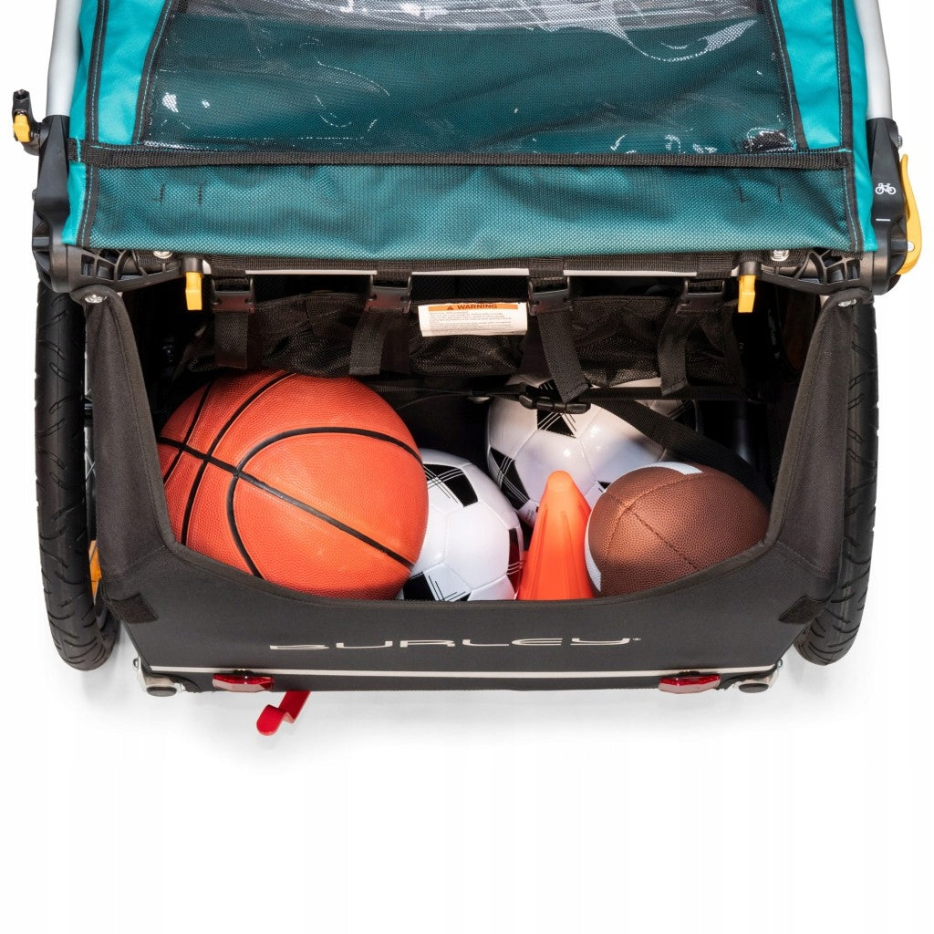 Children's bicycle trailer Burley ENCORE X turquoise 2 seater EAN (GTIN) 840840010902