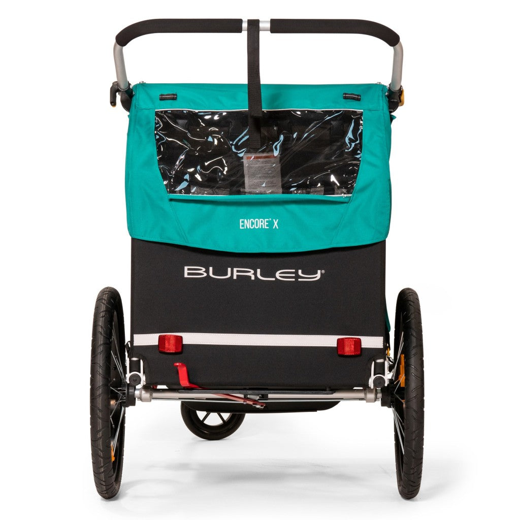 Children's bicycle trailer Burley ENCORE X turquoise 2 seater For for kids