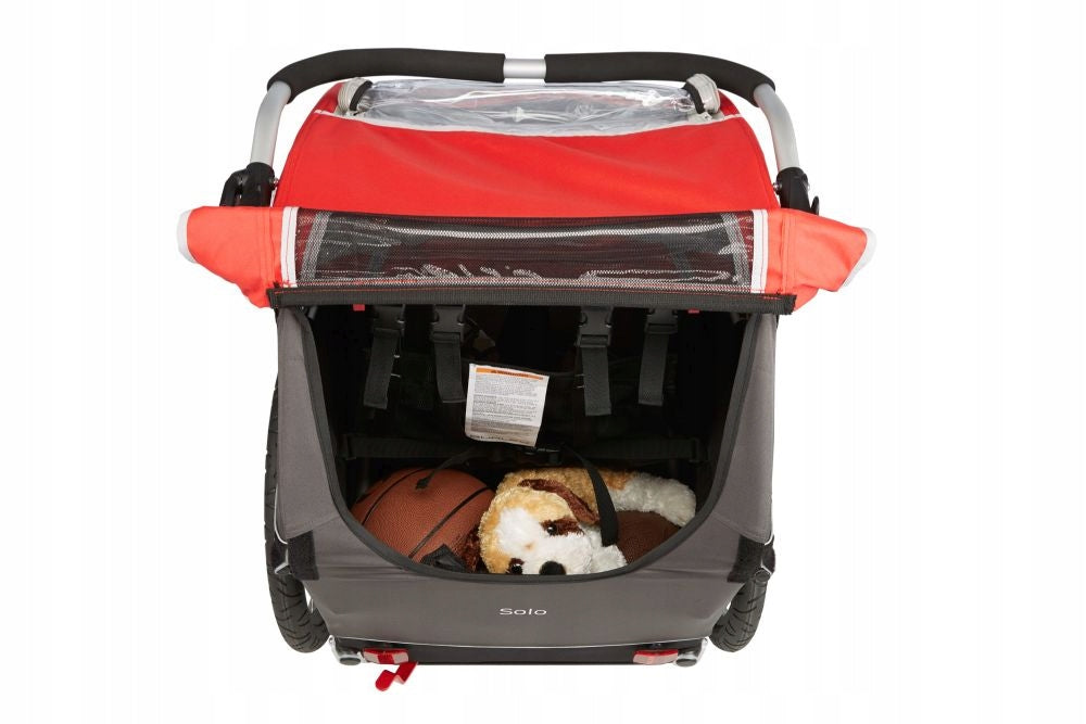 Children's bicycle trailer Burley Honey Bee red Packaging status original