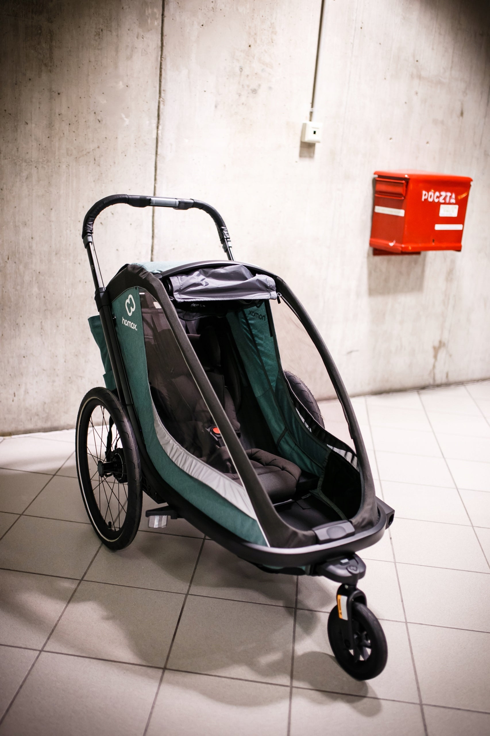 Children's bicycle trailer Hamax Cocoon One Maximum load 35 kg