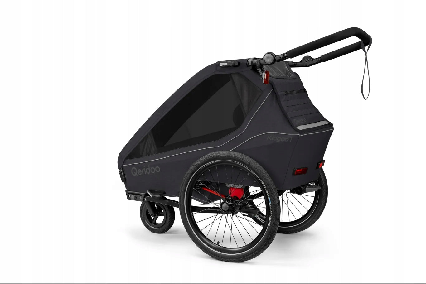 Children's bicycle trailer Qeridoo Kidgoo 1 Phantom Grey For for kids