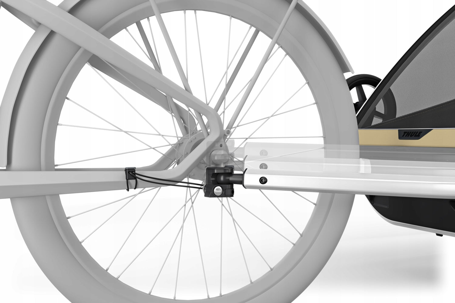 Children's bicycle trailer Thule Chariot Cross 2 Double Faded khaki Model Chariot Cross 2 Double 2024