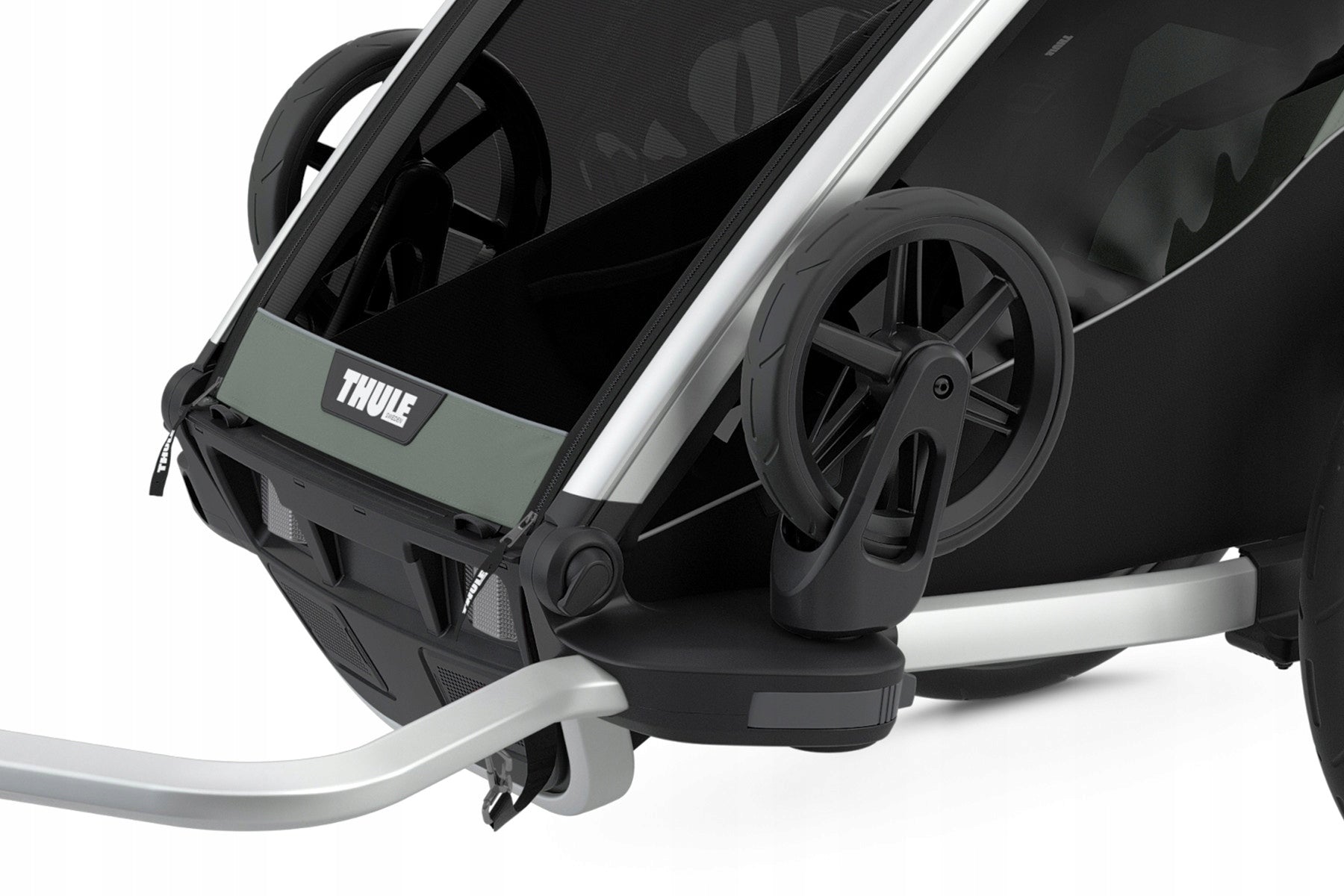 Children's bicycle trailer Thule Chariot Lite 2 Agave Number of seats 2