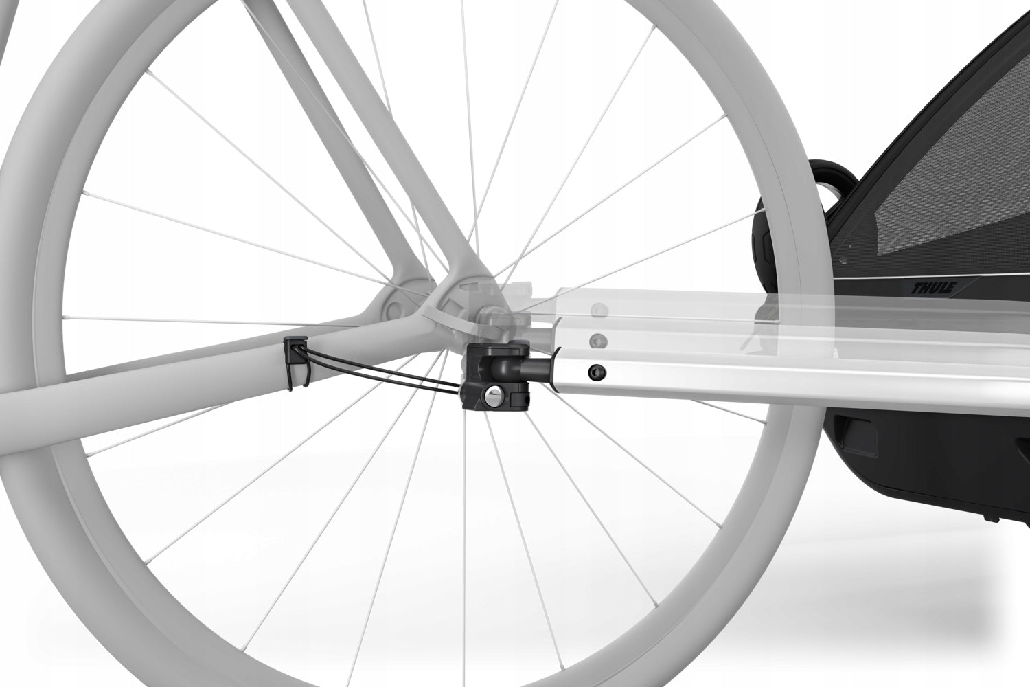 Children's bicycle trailer Thule Chariot Sport 2 double Gold For for kids