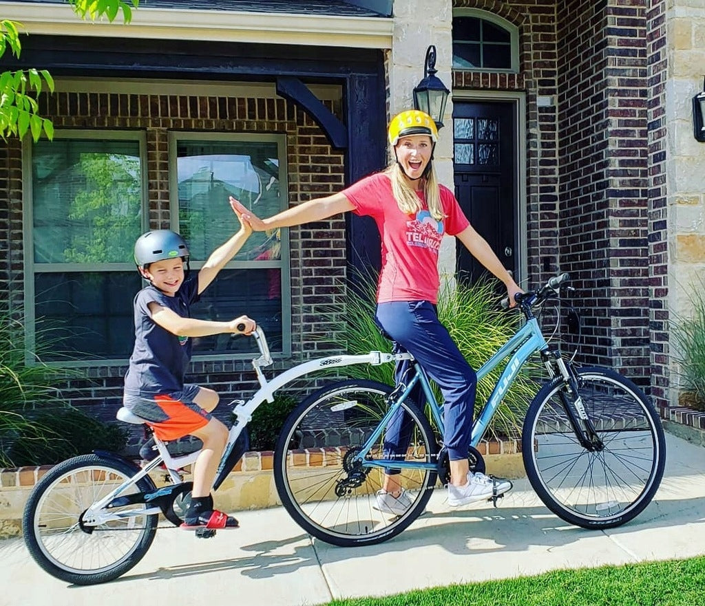 Children's bicycle trailer WeeRide Co-Pilot tow trailer stroller USA EU