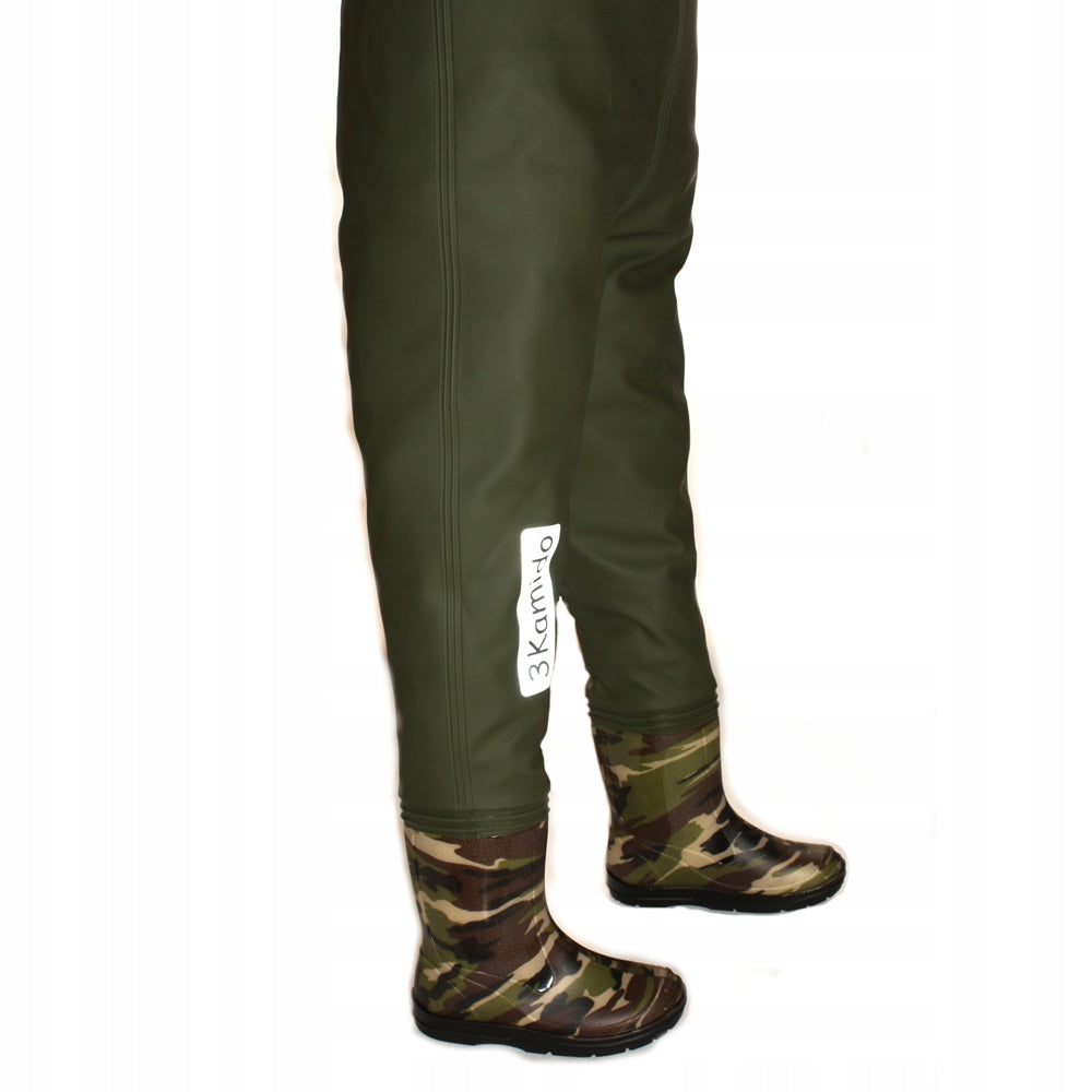 Children's bottoms 3Kamido, waders, waders - MORO, green r.34/35 Manufacturer code 5902627426919