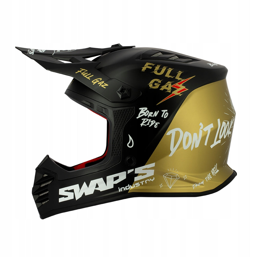 Children's cross helmet S886 SWAPS S886 ROCK IT Full Gaz r. S EAN (GTIN) 3662775901400