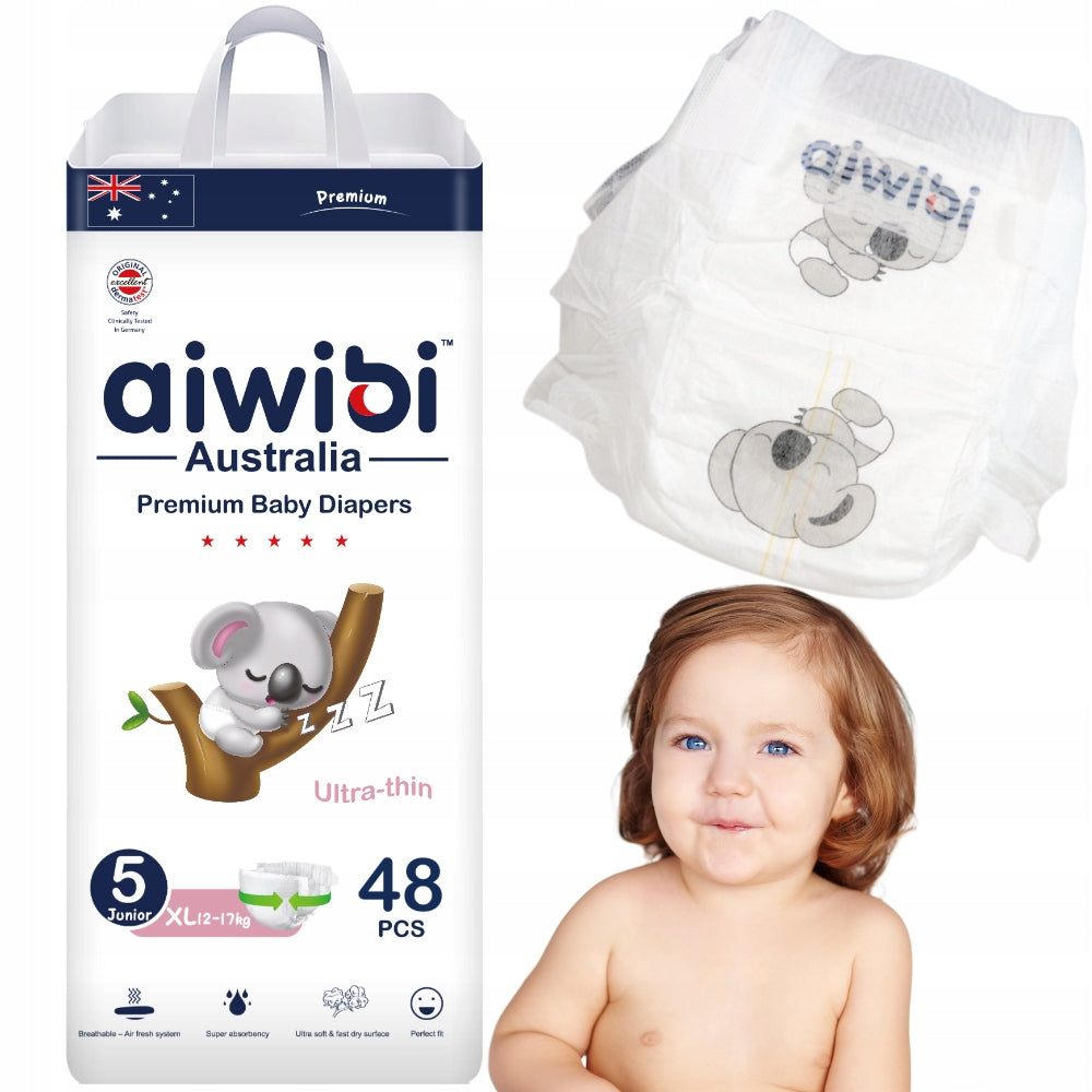 Children's diapers disposable size 5 AIWIBI Australia 12-17kg 48 pcs.