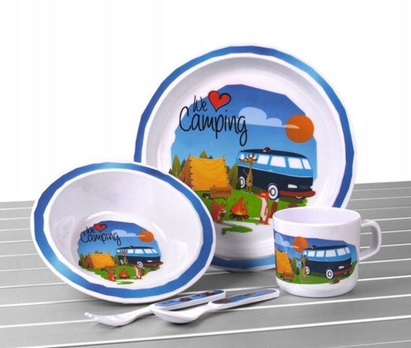 Children's dinner set Reimo We love Camping 5 elements