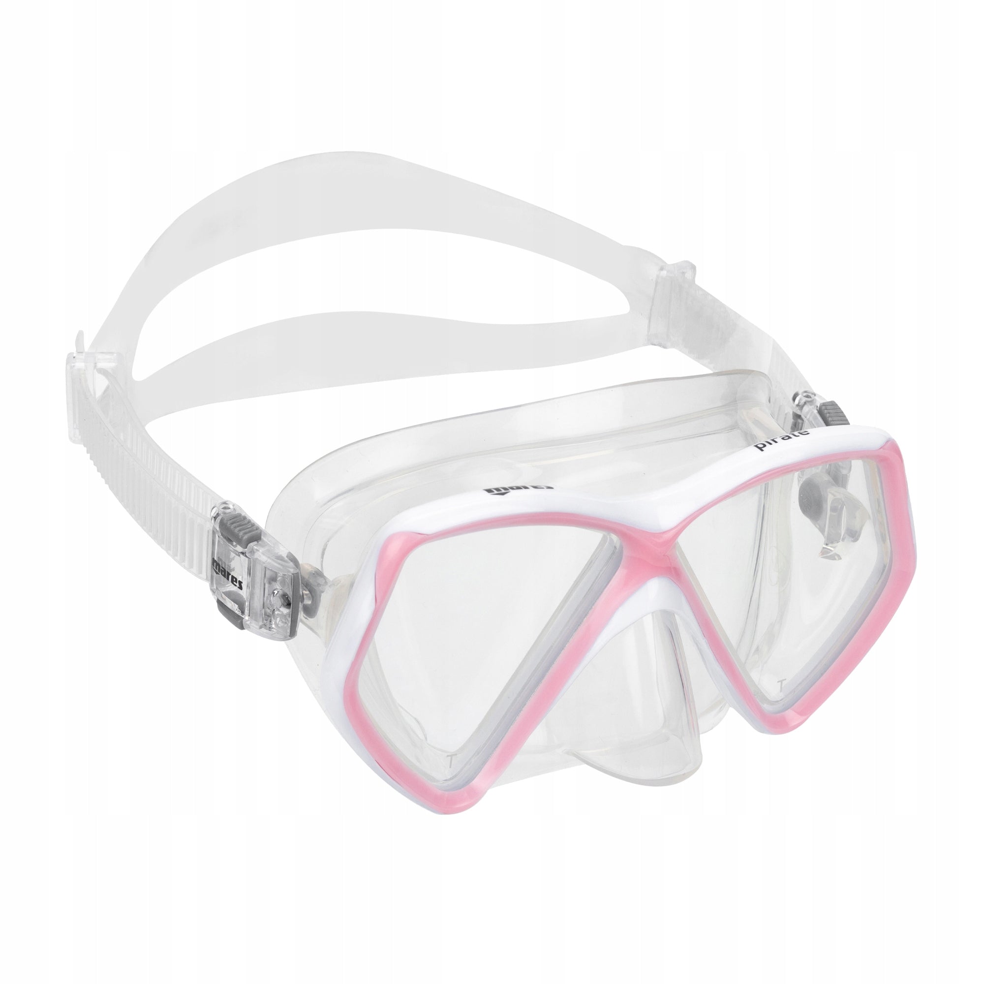 Children's diving mask Mares Pirate clear/pink OS