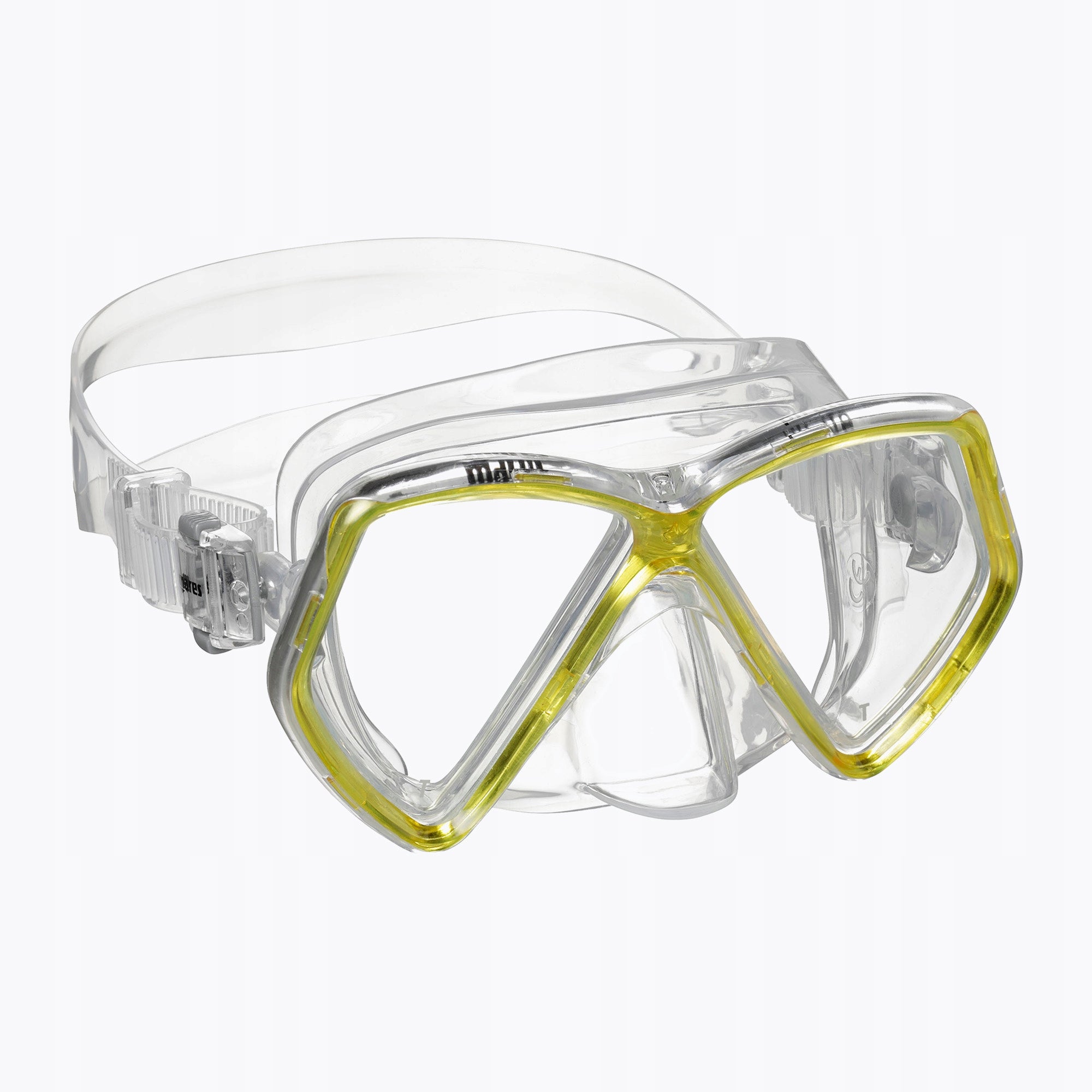 Children's diving mask Mares Pirate clear/yellow OS Color yellow